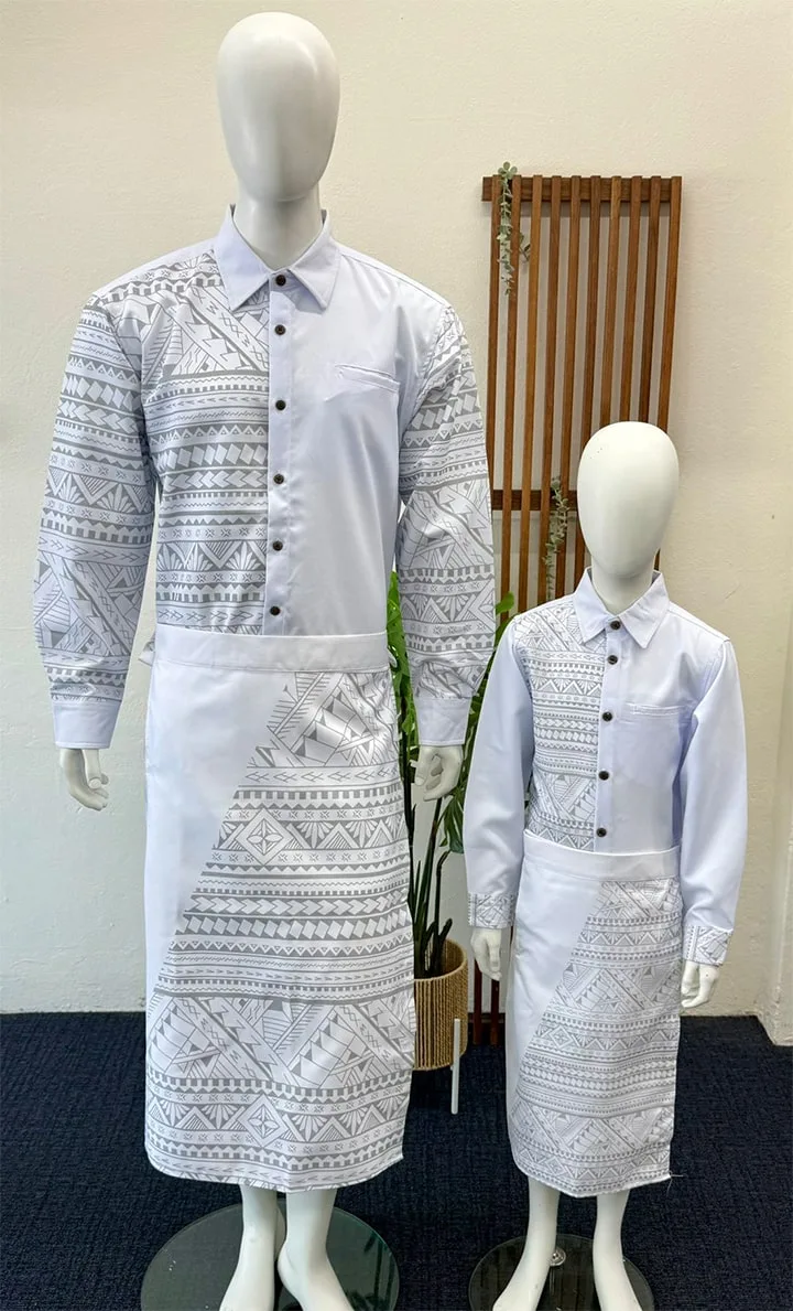 Silver/White Men’s & Boy’s ie Faitaga