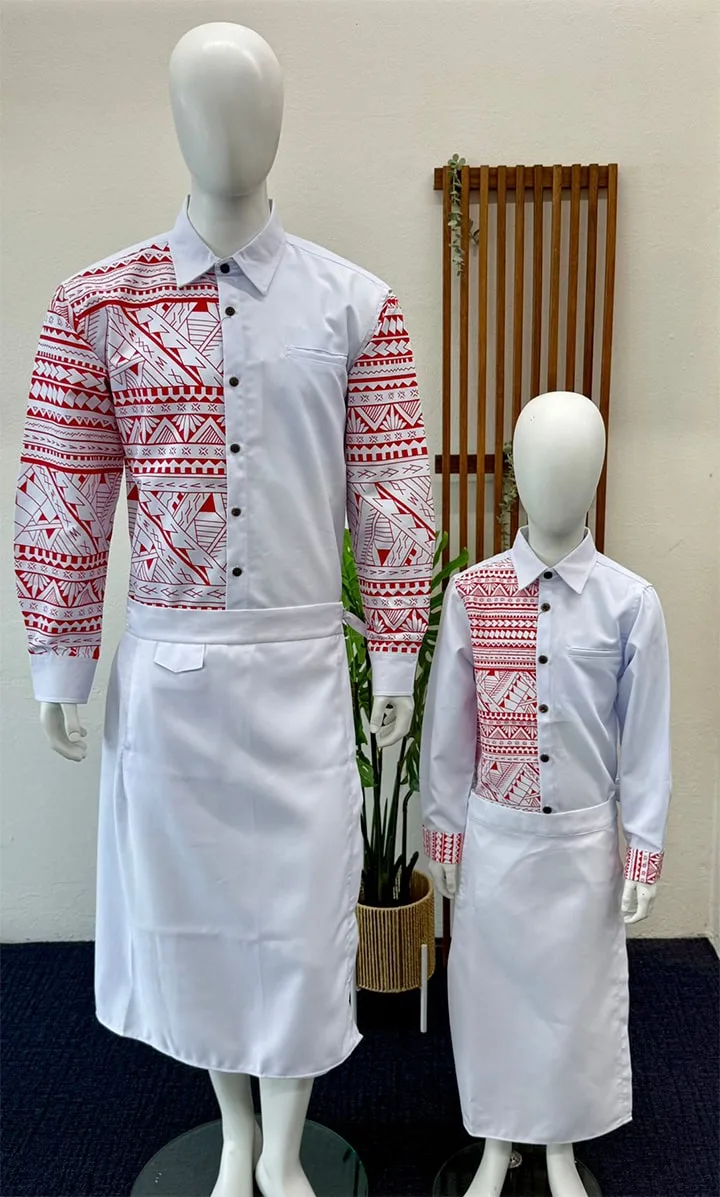 Red/White Longsleeve Aloa