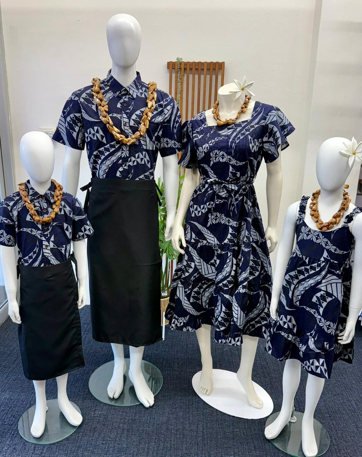 Navy Blue Family Set