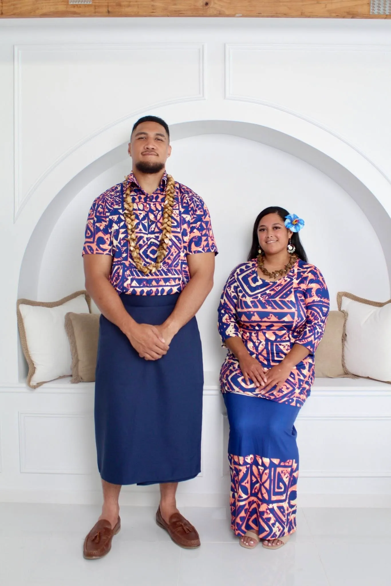 2-Piece Puletasi’s & Men’s Aloa