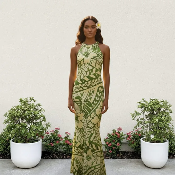 Ladies Halter-Neck Dresses