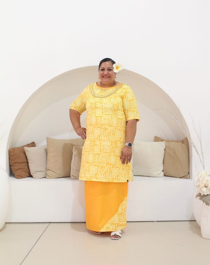 Yellow Ladies Puletasi
