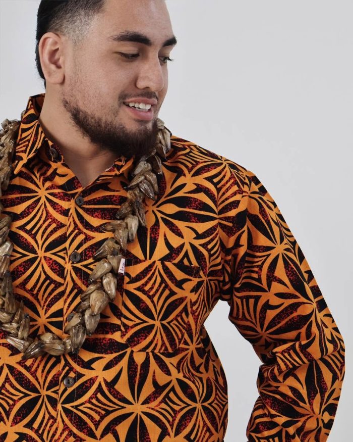 Men’s Longsleeve Aloa – Orange